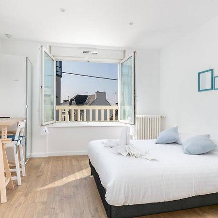 La Recouvrance : Chambre Spacieuse Avec Sdb Privative, Cuisine Et Salon Partages, Terrasse, Proche Facs Et Centre Brest Ngoại thất bức ảnh