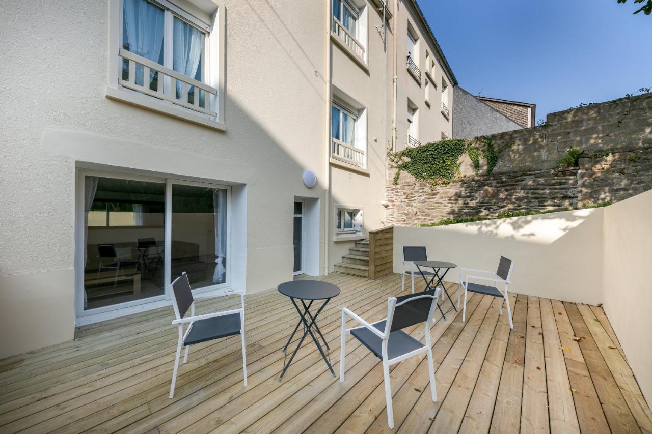 La Recouvrance : Chambre Spacieuse Avec Sdb Privative, Cuisine Et Salon Partages, Terrasse, Proche Facs Et Centre Brest Ngoại thất bức ảnh